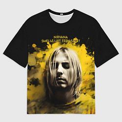 Мужская футболка оверсайз Nirvana Graffiti