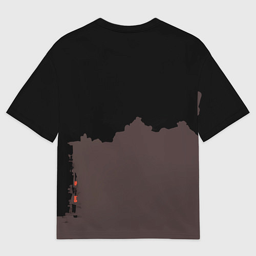 Мужская футболка оверсайз Кукла Колдуна с черепoм / 3D-принт – фото 2