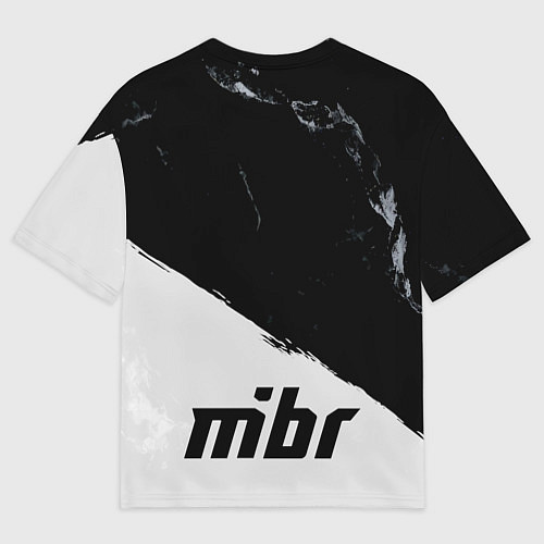 Мужская футболка оверсайз Форма MIBR / 3D-принт – фото 2