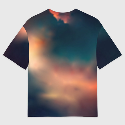 Мужская футболка оверсайз Неизвестная планета / 3D-принт – фото 2