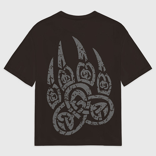 Мужская футболка оверсайз Верь в себя велес / 3D-принт – фото 2