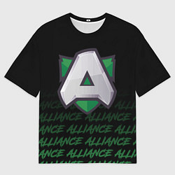 Мужская футболка оверсайз Alliance art