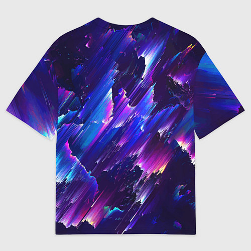 Мужская футболка оверсайз Капибара-космонавт - нейросеть / 3D-принт – фото 2