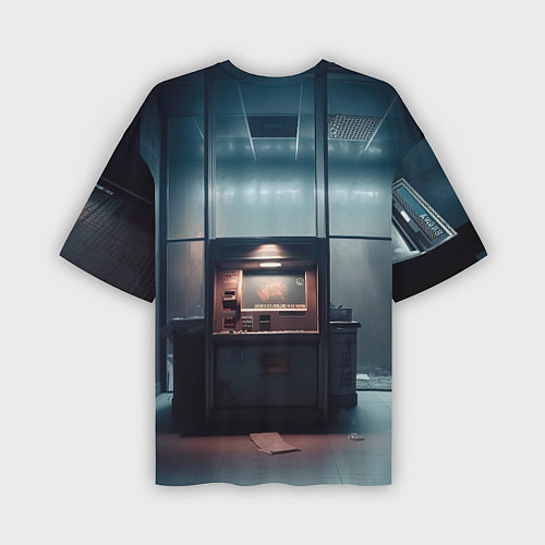 Мужская футболка оверсайз Payday 3 bear / 3D-принт – фото 2
