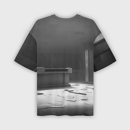 Мужская футболка оверсайз Payday 3 wolf / 3D-принт – фото 2