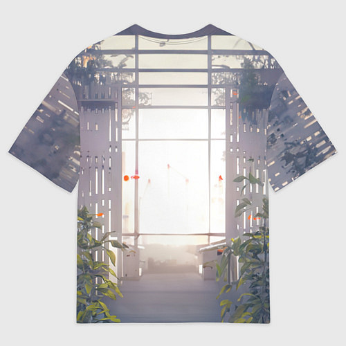 Мужская футболка оверсайз Nier automata девушка с мечами / 3D-принт – фото 2