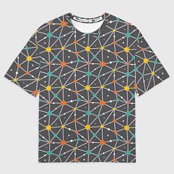 Мужская футболка оверсайз Space colors
