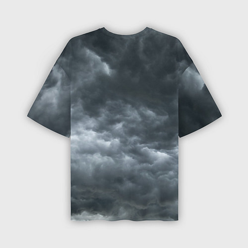 Мужская футболка оверсайз Avatar dark sky / 3D-принт – фото 2