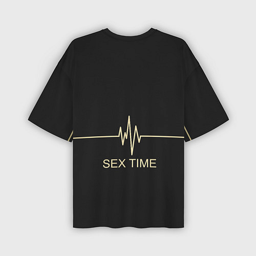 Мужская футболка оверсайз Sex Time / 3D-принт – фото 2