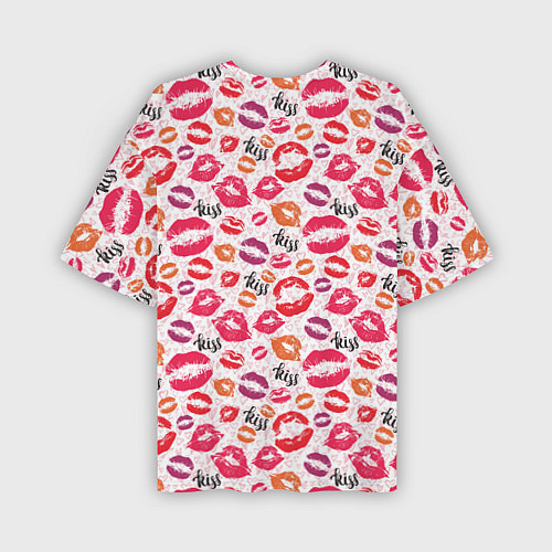Мужская футболка оверсайз Поцелуи - kiss / 3D-принт – фото 2