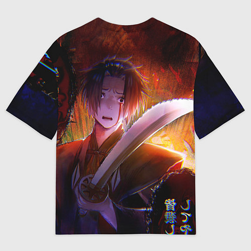 Мужская футболка оверсайз Сюгэн Ямада Адский рай / 3D-принт – фото 2