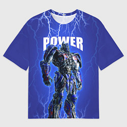 Мужская футболка оверсайз Трансформеры: Оптимус Прайм