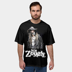 Футболка оверсайз мужская Rob Zombie, цвет: 3D-принт — фото 2