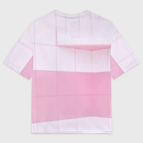 Мужская футболка оверсайз Rose Black pink / 3D-принт – фото 2