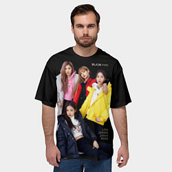 Футболка оверсайз мужская Blackpink Bright jackets, цвет: 3D-принт — фото 2