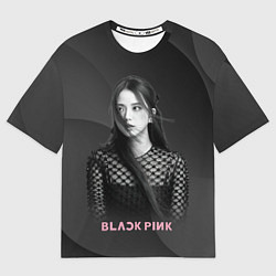 Мужская футболка оверсайз Jisoo black