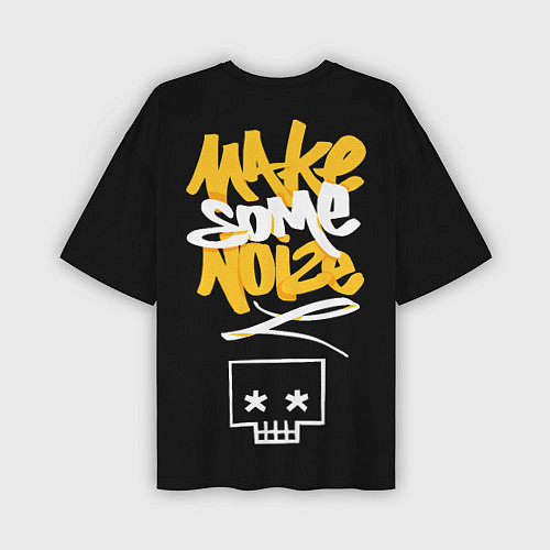 Мужская футболка оверсайз Zombie - Noize MC / 3D-принт – фото 2