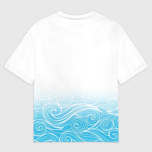 Мужская футболка оверсайз Гинтама текстура / 3D-принт – фото 2