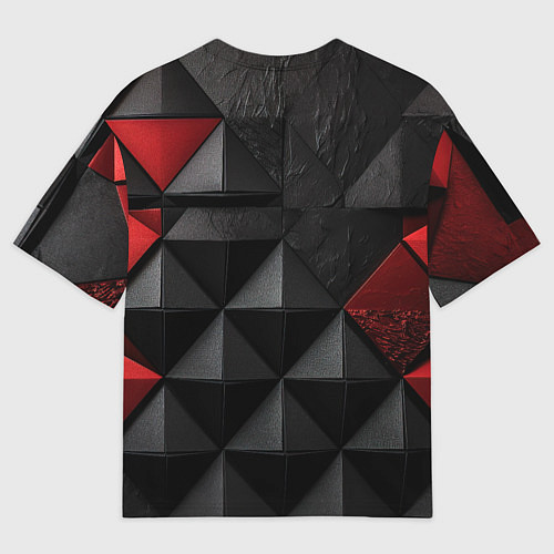 Мужская футболка оверсайз CS GO abstract texture / 3D-принт – фото 2