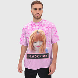 Футболка оверсайз мужская Blackpink Lisa, цвет: 3D-принт — фото 2