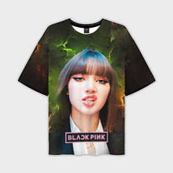 Мужская футболка оверсайз Blackpink Lisa