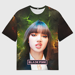 Футболка оверсайз мужская Blackpink Lisa, цвет: 3D-принт