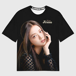 Мужская футболка оверсайз Blackpink Cute Jisoo Kim