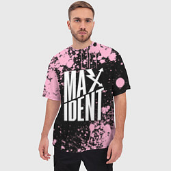 Футболка оверсайз мужская Stray kids - pink maxident, цвет: 3D-принт — фото 2