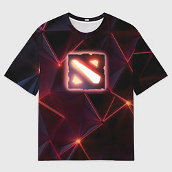 Мужская футболка оверсайз Dota 2 Lightning