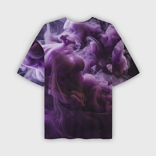 Мужская футболка оверсайз Dead By Daylight Logo Smoke / 3D-принт – фото 2