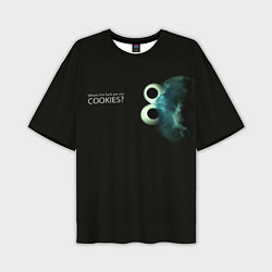 Мужская футболка оверсайз Cookie Monster - Где печеньки