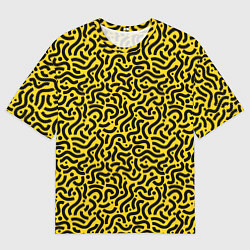 Мужская футболка оверсайз Модный узор - паттерн