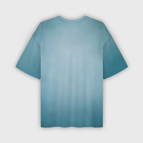 Мужская футболка оверсайз Букет полевых цветов на ткани / 3D-принт – фото 2