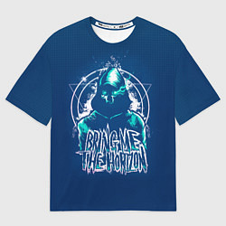 Футболка оверсайз мужская Bring Me The Horizon Scull, цвет: 3D-принт