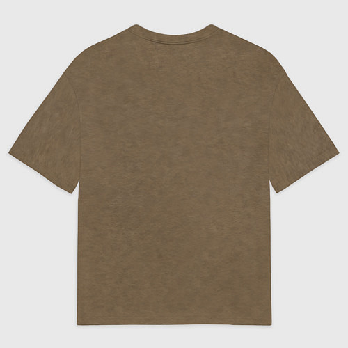 Мужская футболка оверсайз Кошка показывает язык / 3D-принт – фото 2