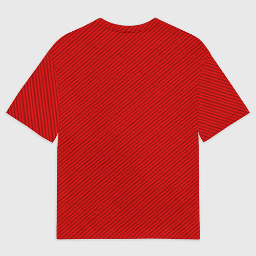 Мужская футболка оверсайз Audi sport carbone / 3D-принт – фото 2