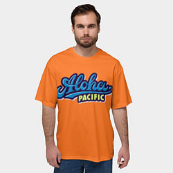 Футболка оверсайз мужская Aloha Pacific, цвет: 3D-принт — фото 2