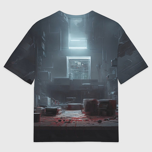 Мужская футболка оверсайз Голодный мишка / 3D-принт – фото 2