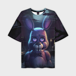 Мужская футболка оверсайз Bonnie FNAF