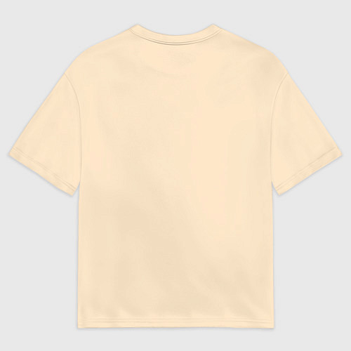 Мужская футболка оверсайз Кот-самурай / 3D-принт – фото 2