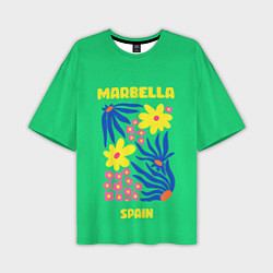 Мужская футболка оверсайз Марбелья - Испания