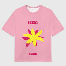 Мужская футболка оверсайз Ибица - Испания