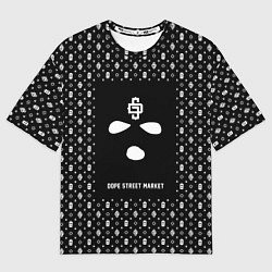 Футболка оверсайз мужская Phantom ski mask, цвет: 3D-принт
