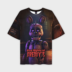 Мужская футболка оверсайз Five Nights at Freddys Bonnie