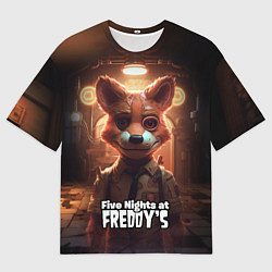 Футболка оверсайз мужская Мангл Фнаф, цвет: 3D-принт