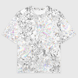Футболка оверсайз мужская Бриллиант в воде, цвет: 3D-принт