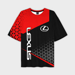 Футболка оверсайз мужская Lexus - red sportwear, цвет: 3D-принт