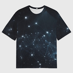 Мужская футболка оверсайз Абстрактное свечение