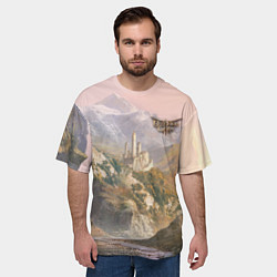 Футболка оверсайз мужская Baldurs Gate 3 Castle, цвет: 3D-принт — фото 2