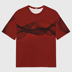 Футболка оверсайз мужская Абстракция спираль, цвет: 3D-принт
